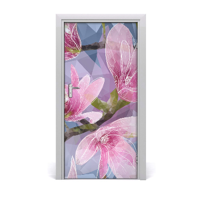 Autocollant de porte Magnolia
