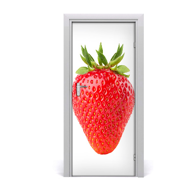 Autocollant de porte Fraise