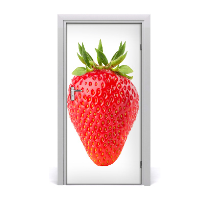 Autocollant de porte Fraise