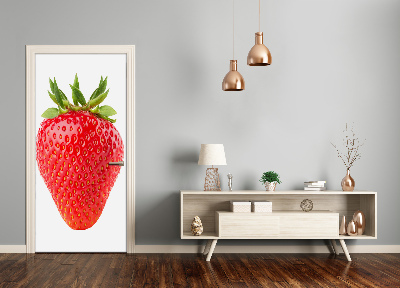 Autocollant de porte Fraise