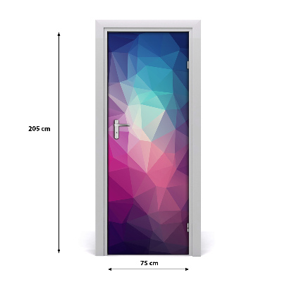 Sticker porte Fond abstrait