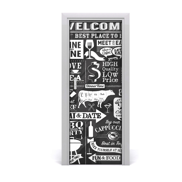 Stickers porte interieur Le restaurant
