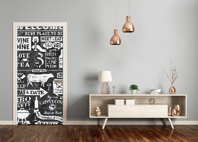Stickers porte interieur Le restaurant