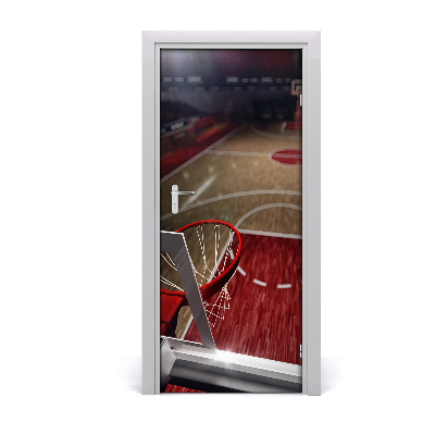 Stickers porte interieur Aire de jeux de basket-ball