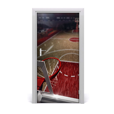 Stickers porte interieur Aire de jeux de basket-ball