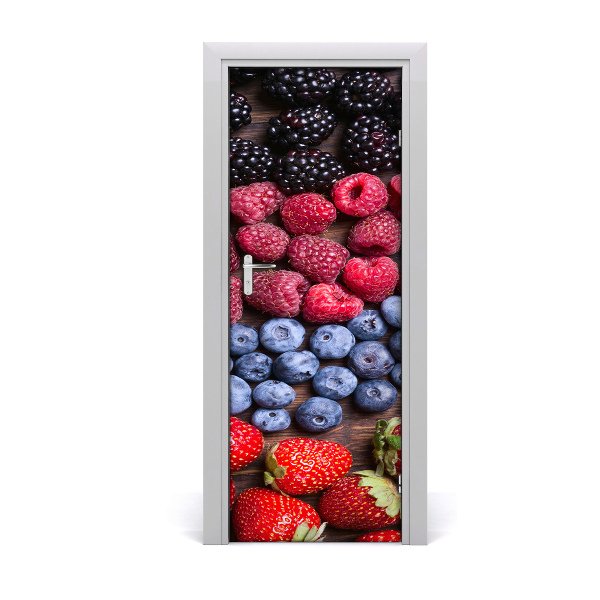 Autocollant de porte Fruits des bois