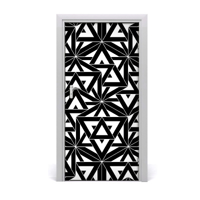 Stickers porte interieur Arrière-plan géométrique