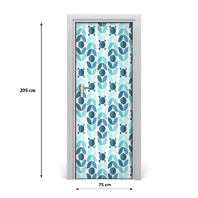 Stickers porte interieur Arrière-plan géométrique