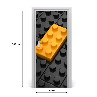 Sticker de porte Briques de lego