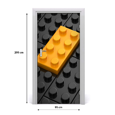 Sticker de porte Briques de lego