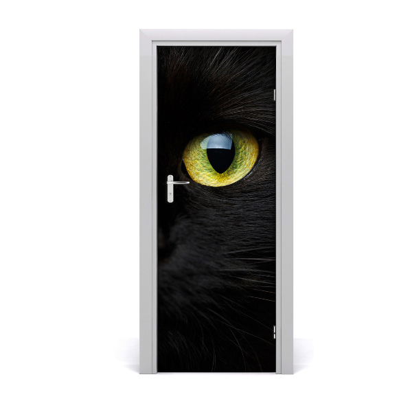 Sticker porte Yeux de chat