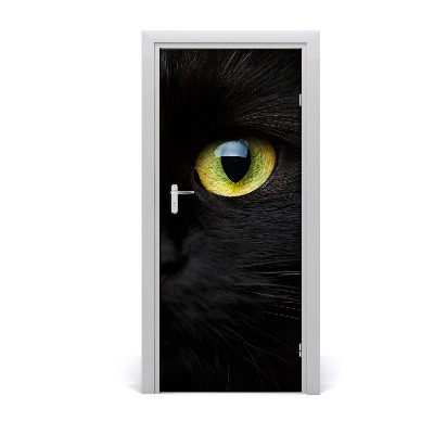 Sticker porte Yeux de chat