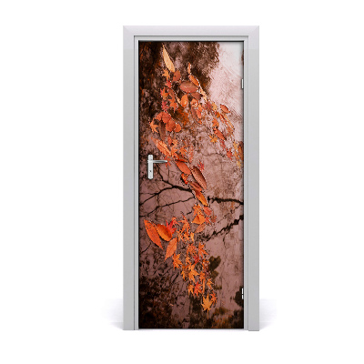 Sticker de porte Feuilles d'automne