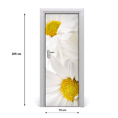 Sticker de porte Marguerites