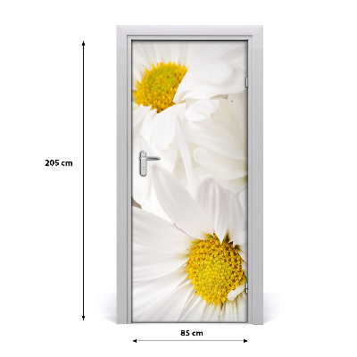 Sticker de porte Marguerites