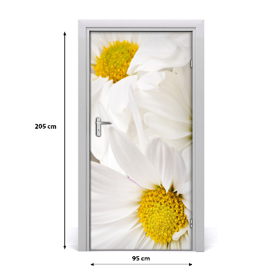 Sticker de porte Marguerites