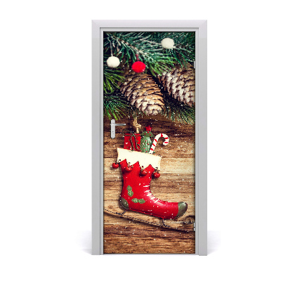 Sticker de porte Décorations de noël