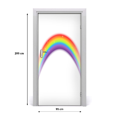 Sticker de porte Arc-en-ciel