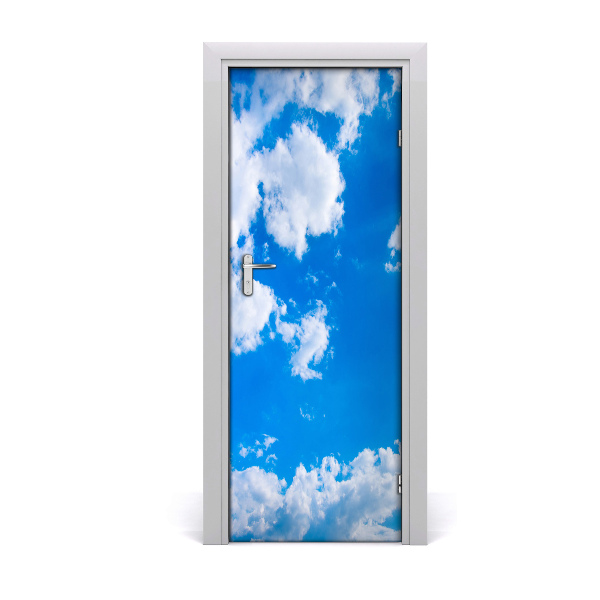 Stickers porte interieur Nuages ​​dans le ciel