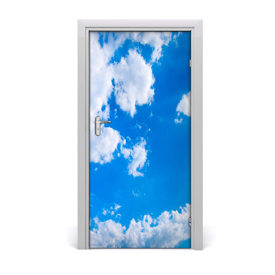 Stickers porte interieur Nuages ​​dans le ciel