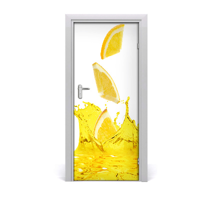 Autocollant de porte Jus de citron