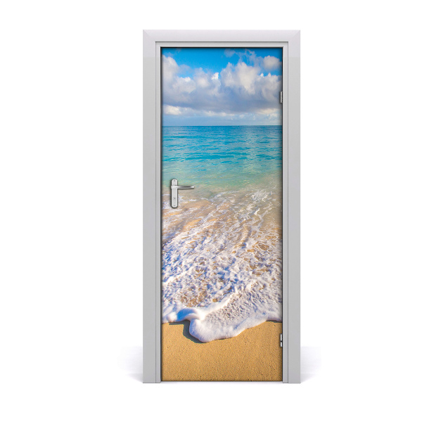 Stickers porte interieur Plage tropicale