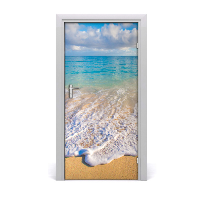 Stickers porte interieur Plage tropicale