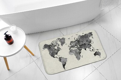 Tapis de bain Tapis de bain Carte du monde