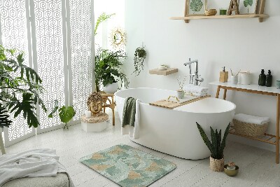 Tapis de bain Tapis de bain Feuilles de plante