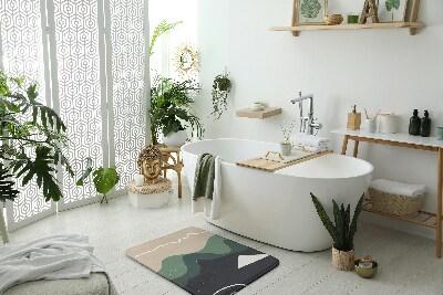 Tapis de bain Tapis de bain Modèle géométrique