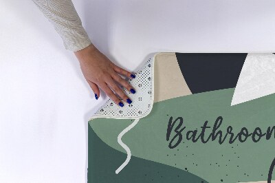 Tapis de bain Tapis de bain Modèle géométrique