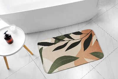 Tapis bain Tapis bain Abstraction tropicale