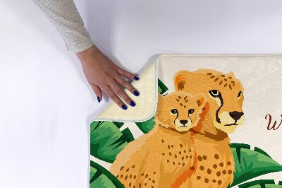 Tapis salle de bain Tapis salle de bain Cheeta -Africa