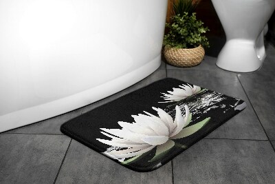 Tapis de bain Tapis de bain Fleurs de lys d'eau