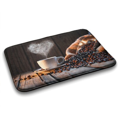 Tapis de bain Tapis de bain Coeur de café