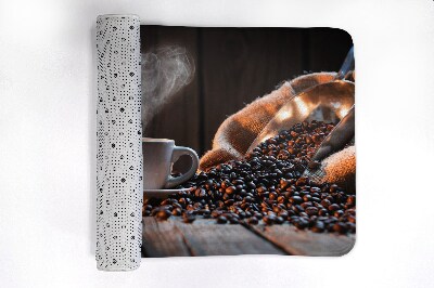 Tapis de bain Tapis de bain Coeur de café