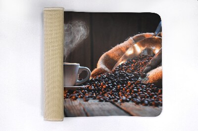 Tapis de bain Tapis de bain Coeur de café