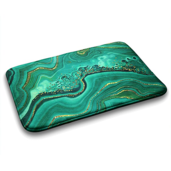 Tapis salle de bain Tapis salle de bain Marbre turquoise