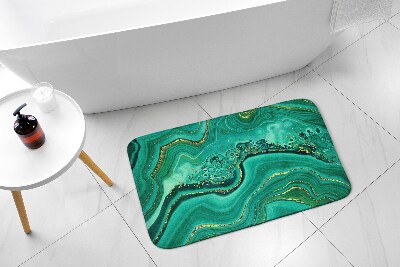 Tapis salle de bain Tapis salle de bain Marbre turquoise