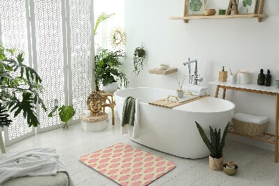 Tapis de salle de bain Tapis de salle de bain Modèle géométrique