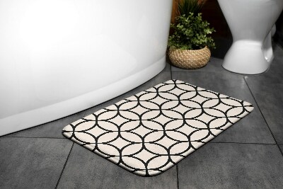 Tapis bain Tapis bain Modèle géométrique