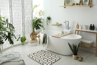 Tapis bain Tapis bain Modèle géométrique