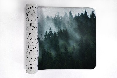 Tapis de bain Tapis de bain Forêt de brouillard