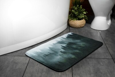 Tapis de bain Tapis de bain Forêt de brouillard