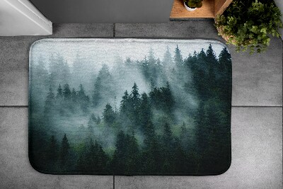 Tapis de bain Tapis de bain Forêt de brouillard