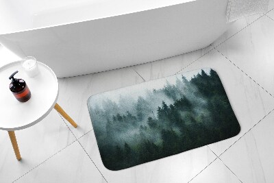 Tapis de bain Tapis de bain Forêt de brouillard