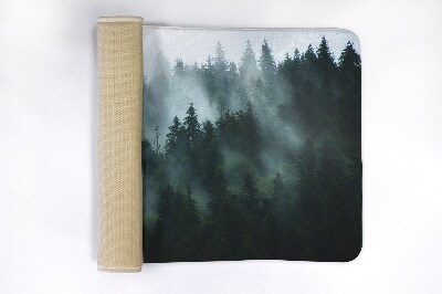 Tapis de bain Tapis de bain Forêt de brouillard