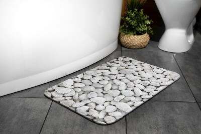 Tapis de bain Tapis de bain Des pierres