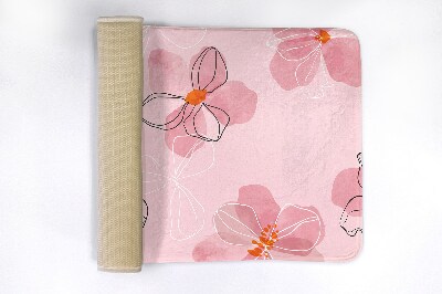 Tapis de bain Tapis de bain Fleurs roses