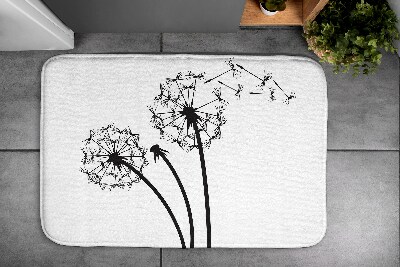 Tapis de bain Tapis de bain Fleurs de pissenlit